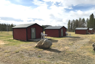 Cabin 8, seen from the outside